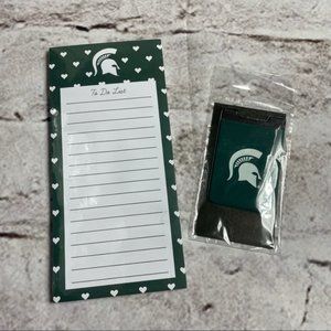 💰3/$10 NIP Michigan State Spartans Gift Set